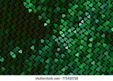 Beautiful background with an abstract pattern of hearts. Design element for greeting cards, book covers, title backgrounds. Vector clip art.