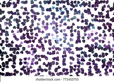 Beautiful background with an abstract pattern of hearts. Design element for greeting cards, book covers, title backgrounds. Vector clip art.