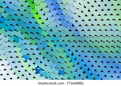 Beautiful background with an abstract pattern of hearts. Design element for greeting cards, book covers, title backgrounds. Vector clip art.