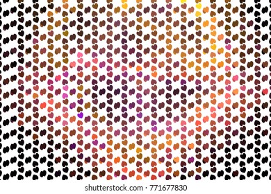 Beautiful background with an abstract pattern of hearts. Design element for greeting cards, book covers, title backgrounds. Vector clip art.