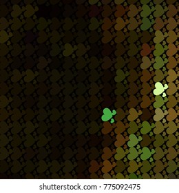 Beautiful background with an abstract pattern of hearts. Design element for greeting cards, book covers, title backgrounds. Vector clip art.