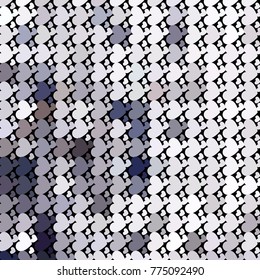 Beautiful background with an abstract pattern of hearts. Design element for greeting cards, book covers, title backgrounds. Vector clip art.