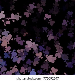 Beautiful background with an abstract pattern of hearts. Design element for greeting cards, book covers, title backgrounds. Vector clip art.
