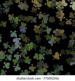 Beautiful background with an abstract pattern of hearts. Design element for greeting cards, book covers, title backgrounds. Vector clip art.