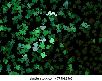 Beautiful background with an abstract pattern of hearts. Design element for greeting cards, book covers, title backgrounds. Vector clip art.