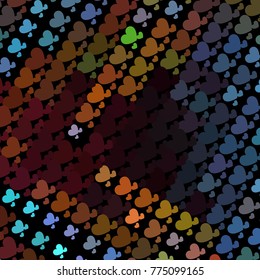 Beautiful background with an abstract pattern of hearts. Design element for greeting cards, book covers, title backgrounds. Vector clip art.
