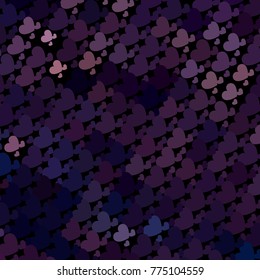 Beautiful background with an abstract pattern of hearts. Design element for greeting cards, book covers, title backgrounds. Vector clip art