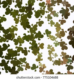 Beautiful background with an abstract pattern of hearts. Design element for greeting cards, book covers, title backgrounds. Vector clip art