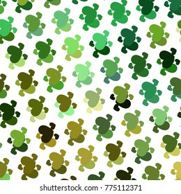 Beautiful background with an abstract pattern of hearts. Design element for greeting cards, book covers, title backgrounds. Vector clip art