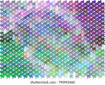 Beautiful background with an abstract pattern of hearts. The layout for greeting cards, Valentine Day cards, labels, tags, banners, flyers, ads. Vector clip art.