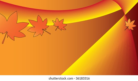 Beautiful background in autumn style