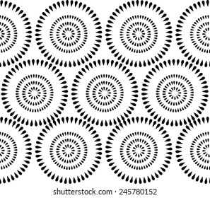 Beautiful background with black roll.