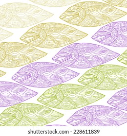 beautiful background with colorful floral patterns vector