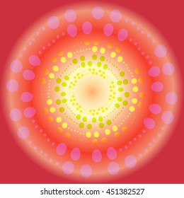 Beautiful background. Colors Game. Vector image