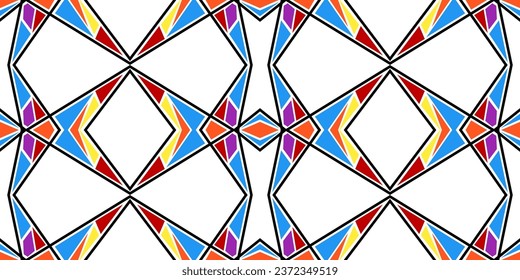 Beautiful background colourful mosaic abstract shape pattern with exclusive gradient 