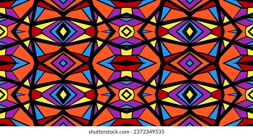 Beautiful background colourful mosaic abstract shape pattern with exclusive gradient 