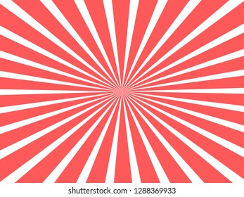 Beautiful background concept for circus with red circular ribbons