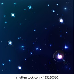 beautiful background of dark blue night sky