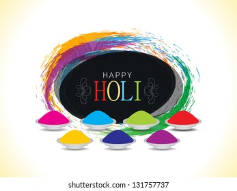 Beautiful background design for Holi festival.