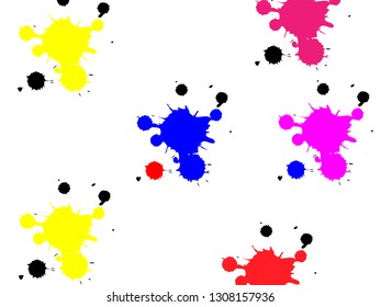 beautiful background design using grime vector with different beautiful color paint splash for banner, presentation and wallpaper, invitation purpose 101