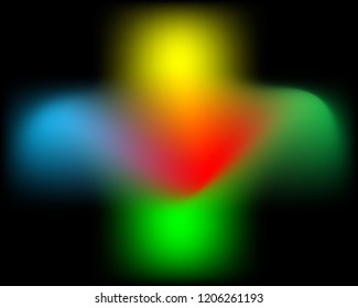 beautiful background design using mesh gradient with different color of moving rays with opacity effect.