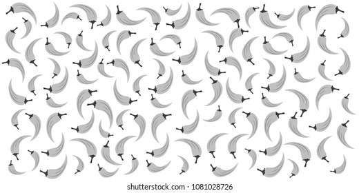 Beautiful background from different chili peppers on a textured background, for banner, greeting card, business card, menu. vector, vector graphics.