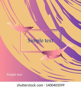 beautiful background with dolphins. vector banner.