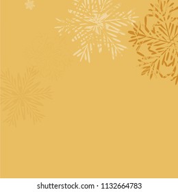 Beautiful Background with Falling Snowflakes. 
Element of Design with Snow for a Postcard, Invitation Card, Banner, Flyer. Vector Falling Snowflakes. Vector Snowflakes Background