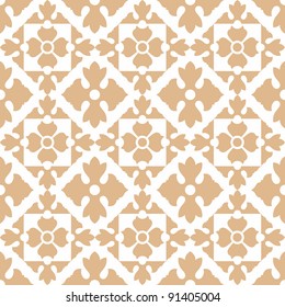 Beautiful background of fashion seamless floral pattern