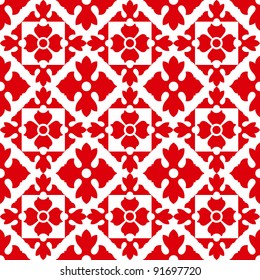 Beautiful background of fashion seamless floral pattern