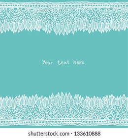 beautiful background with feathers