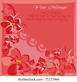 Beautiful background with florets a holiday it is possible to place any any text