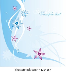 Beautiful background with flower