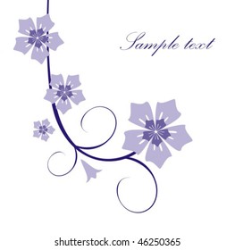 Beautiful background with flower