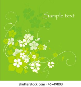 Beautiful background with flower