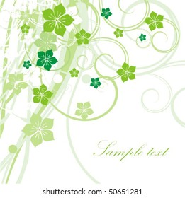 Beautiful background with flower