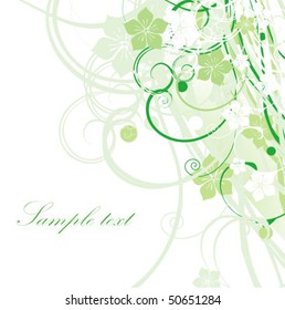 Beautiful background with flower