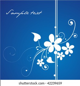 Beautiful background with flowers