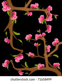Beautiful background with flowers