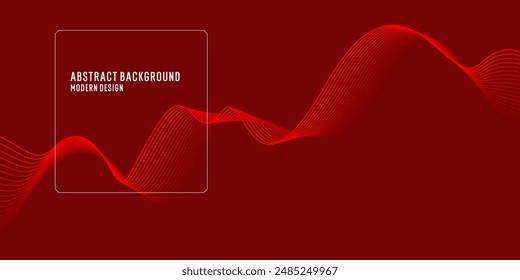 Beautiful background with flowing lines. Abstract elegant lines. The flow movement. Vector illustration.