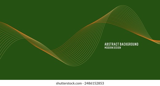 Beautiful background with flowing lines. Abstract elegant lines. The flow movement. Vector illustration.