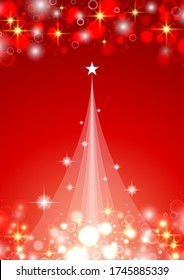 Beautiful background of glittering Christmas tree