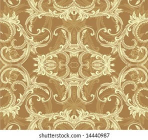 beautiful background with gold pattern