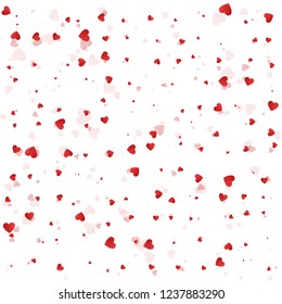 beautiful background of hearts