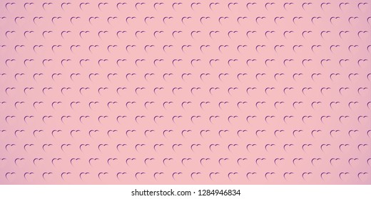 Beautiful background of hearts. Valentine's day. Vector illustration