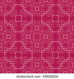 Beautiful background image for wallpaper, fabric, wallpaper. Lace. Vector illustration.
