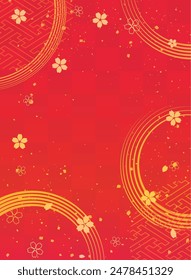 A beautiful background with Japanese patterns.