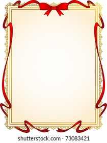 Beautiful background with lace frame