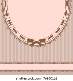 Beautiful background with lace ornaments. Vector