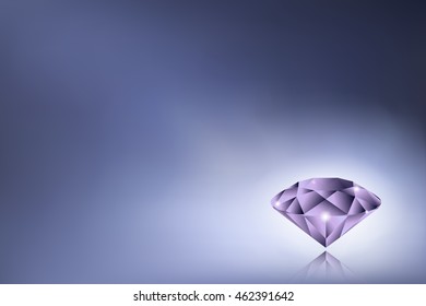Beautiful background with a large purple diamond. There is an option in the vector.